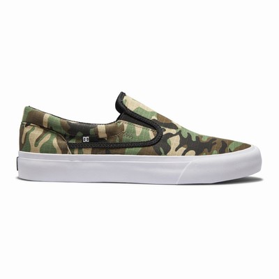 DC Trase Slip-On Férfi Tornacipő Olivazöld/Camo (MLHJ56108)